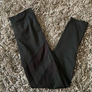 Leggings with Mesh Detail, one size, fits S and M